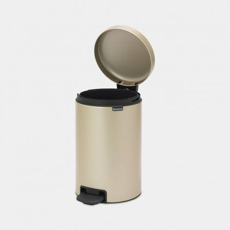 BRABANTIA NEW ICON ΚΑΔΟΣ ΑΠΟΡΡΙΜΑΤΩΝ ΠΕΝΤΑΛ 12L ΜΕΤΑΛΛΙΚΟΣ ΧΡΥΣΟΣ