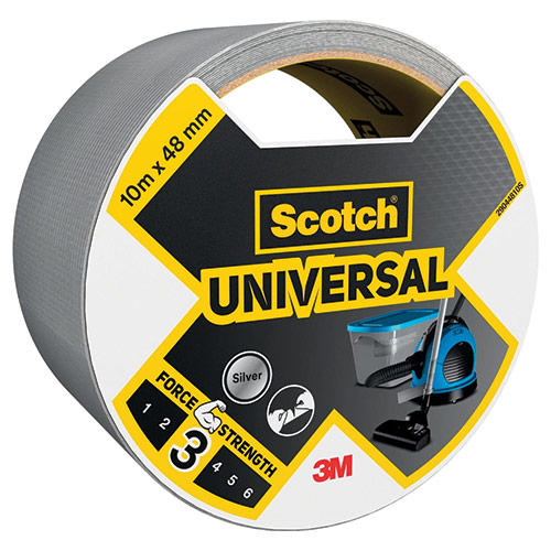 3M SCOTCH UNIVERSAL DUCT TAPE 48MMX25M SILVER