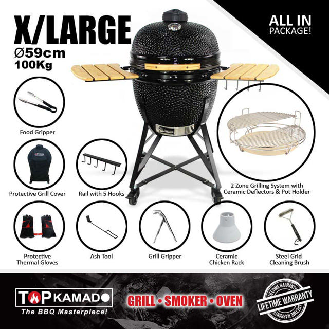 TOPKAMADO XLARGE ΨΗΣΤΑΡΙΑ 59CM (23'')