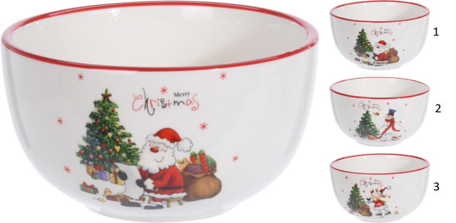 BOWL 12X7CM 3 ASSORTED DESIGNS