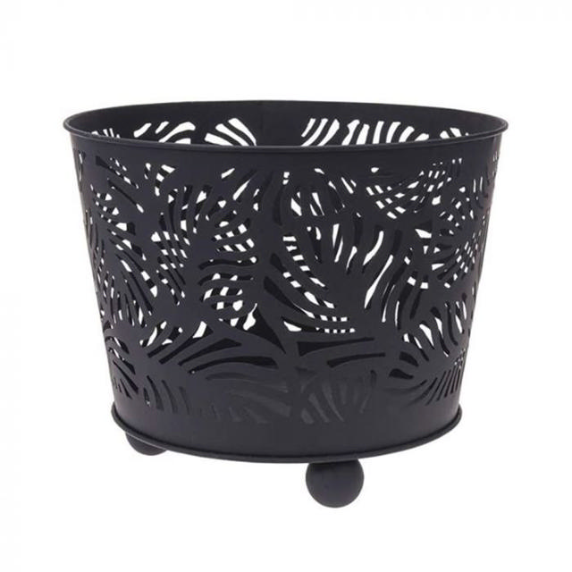 PROGARDEN FIREPLACE BASKET 39X32CM BLACK 2 ASSORTED DESIGNS