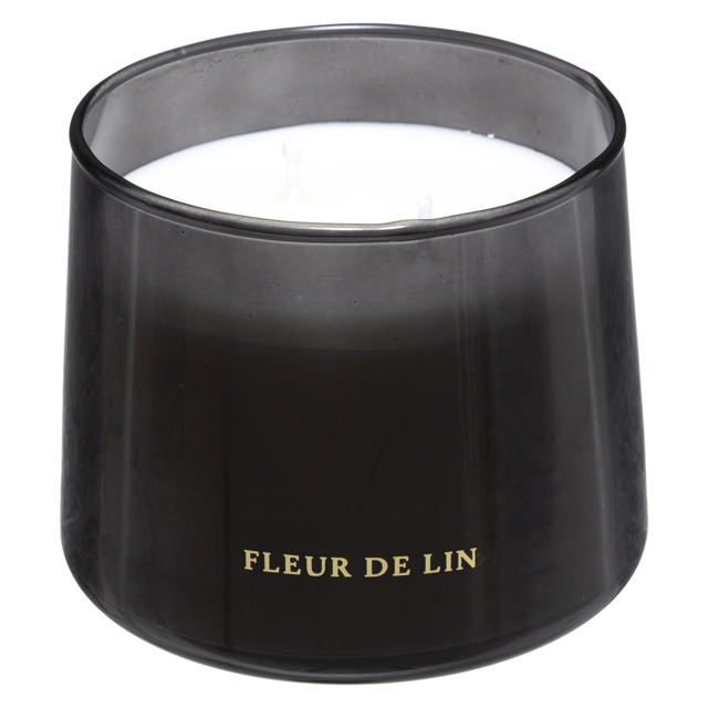 BILI GLASS CANDLE LINEN 300GR