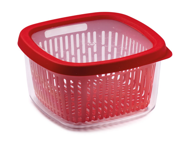 SNIPS AROMA PLASTIC FOOD CONTAINER 1.5L RED