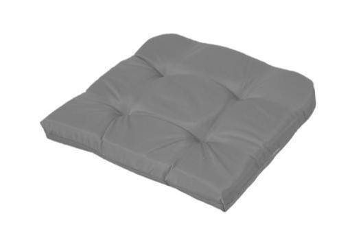 CUSHION SEAT 40X40X5CM GREY