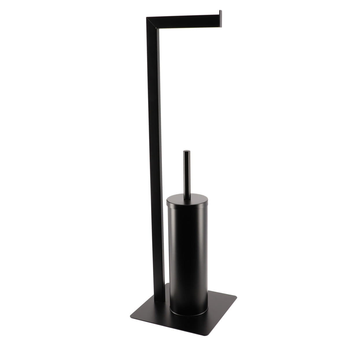 TENDA TOILET BRUSH WITH TOILET PAPER STAND BLACK