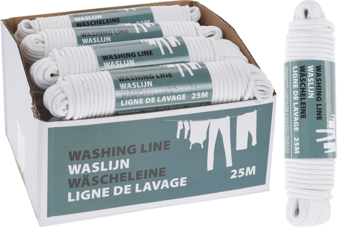 CLOTHES LINE 25M WHITE