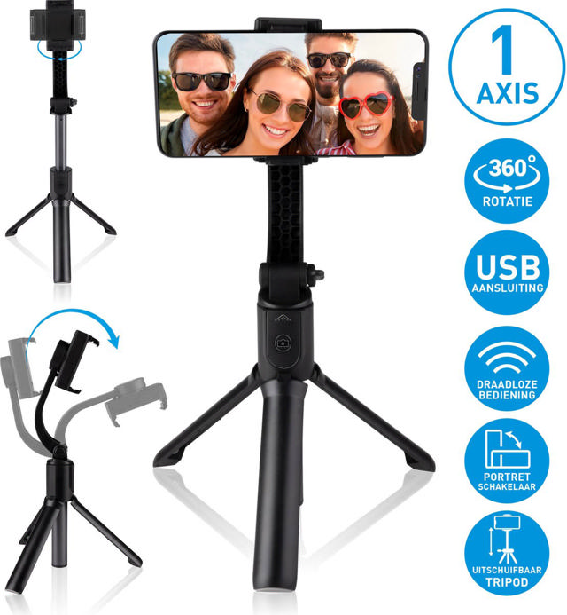 GRUNDIG SELFIE STICK STABILIZER TRIPOD