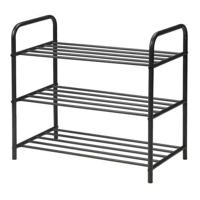 SHOE RACK 3 LAYERS 58X66X34CM