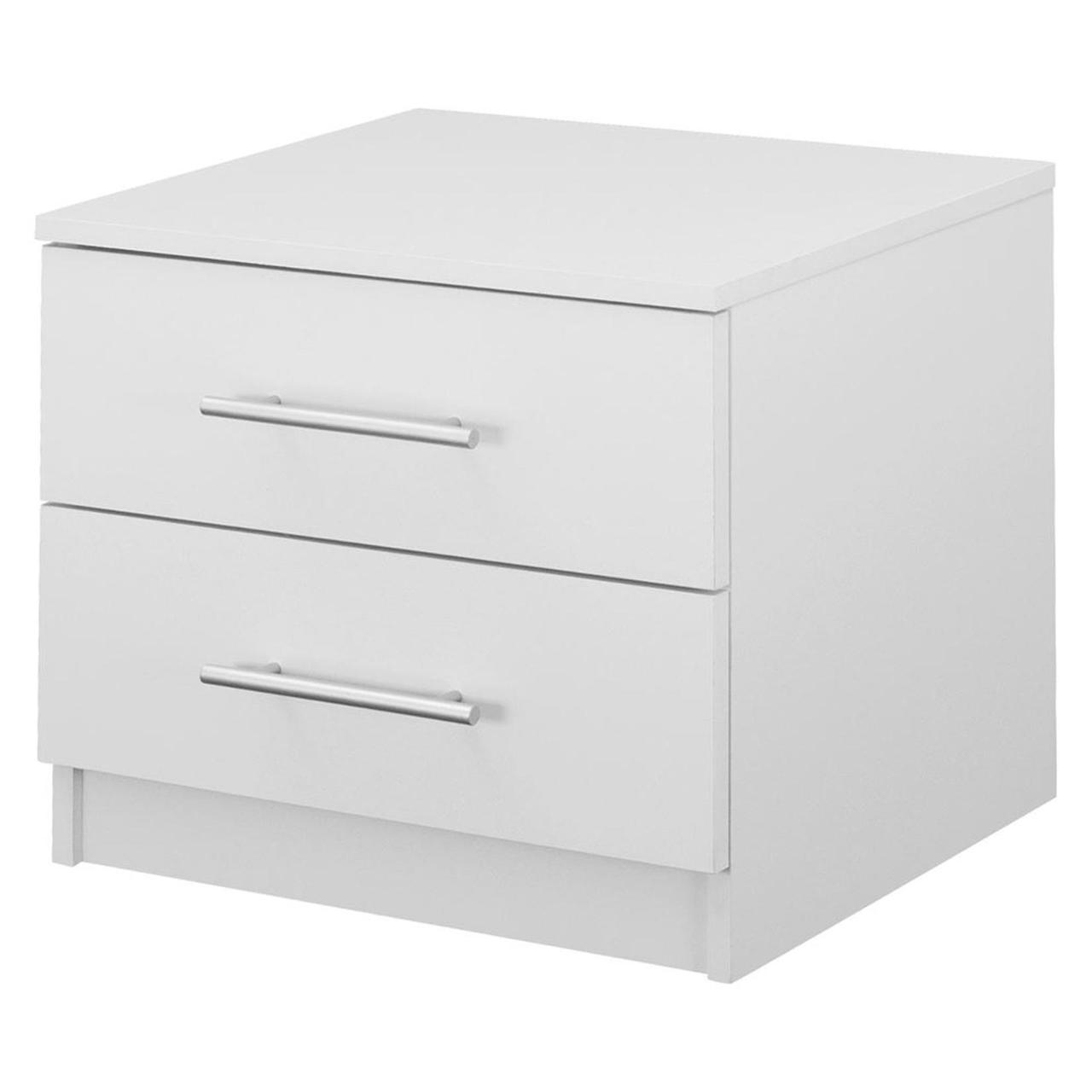 CHELSEA BED DRAWERS 2 DRAWERS WHITE 48x40,5x41,5CM