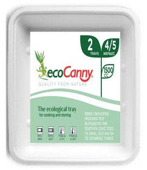 ECOCANNY TRAY 1500CC 2PCS