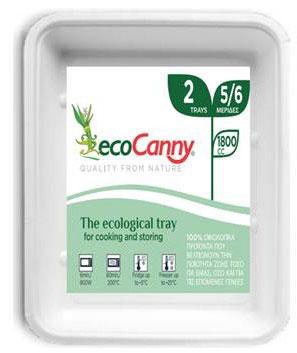 ECOCANNY TRAY 1800CC 2PCS