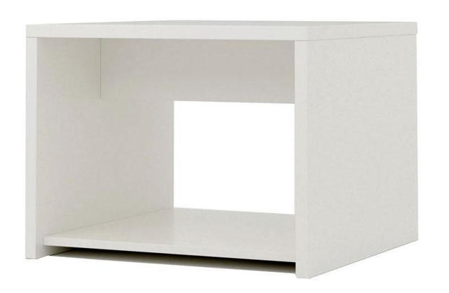 MELAMINE SIDE TABLE - WHITE