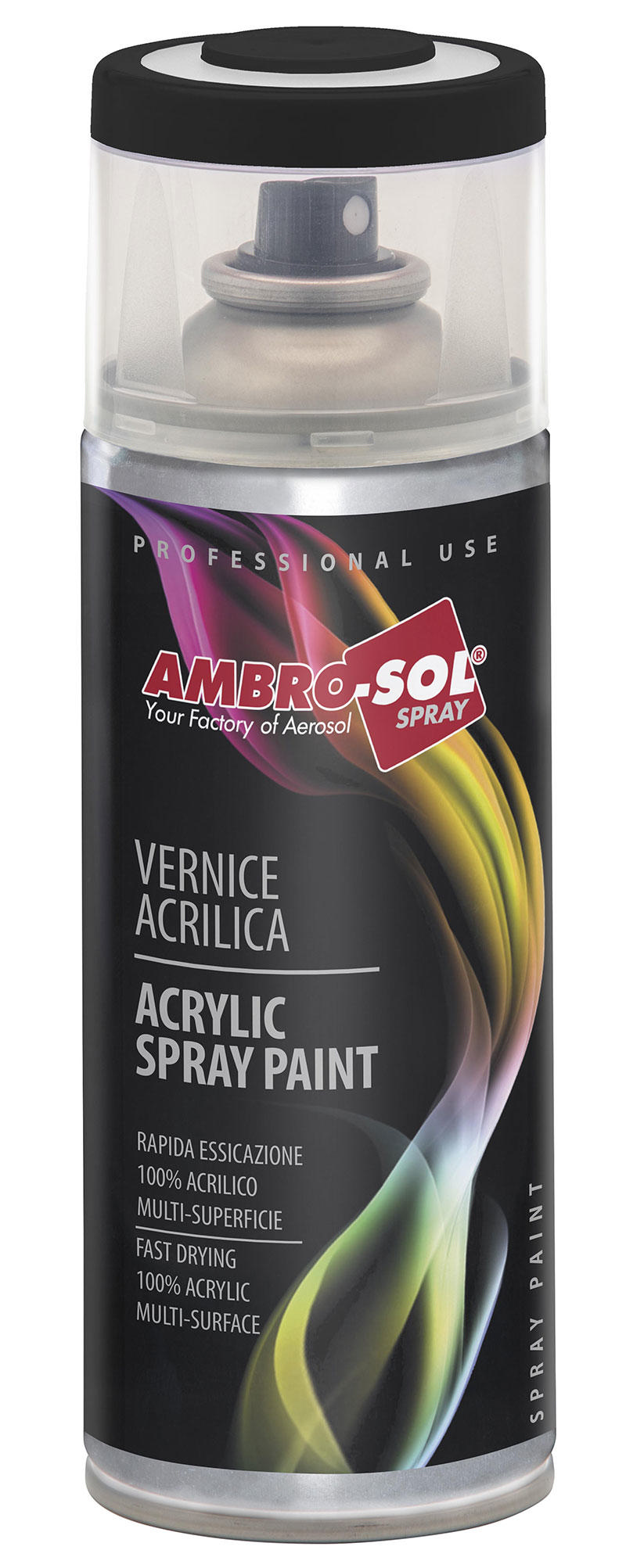 AMBROSOL SPRAY BLACK GLOSS 400ML