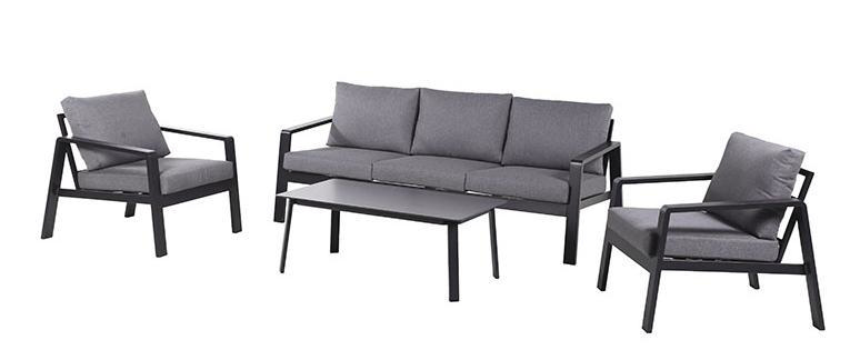 MARSEILLE 3 SEAT SOFA 4PCS - GREY