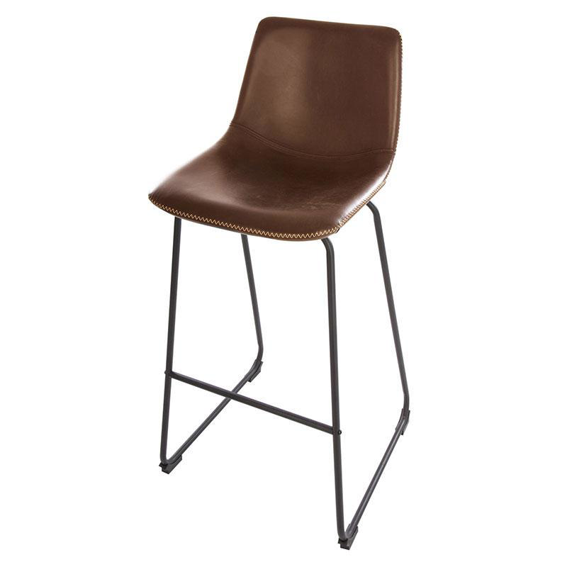 LOIS BAR CHAIR - BROWN