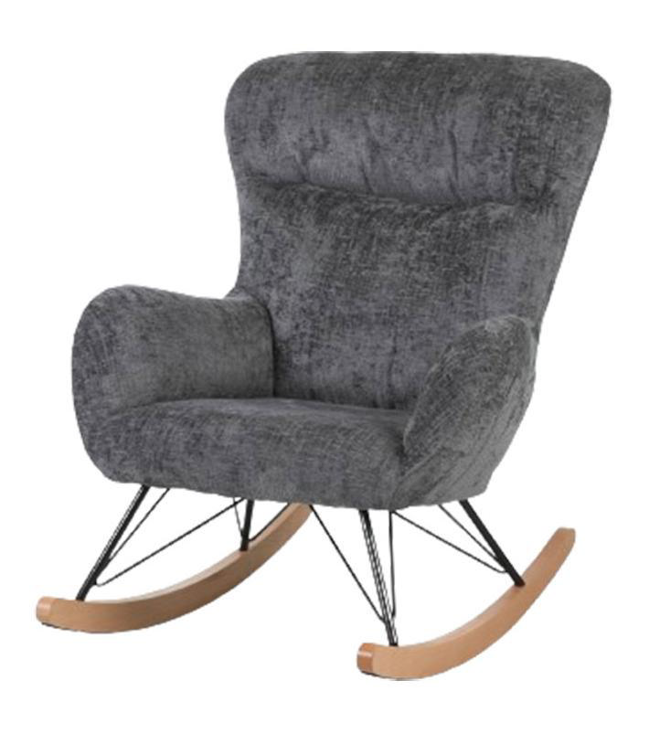 CHRIS ROCKING ARMCHAIR - GREY