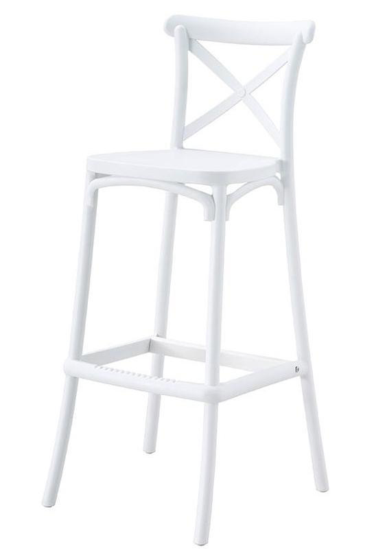 JENNY BAR STOOL - WHITE