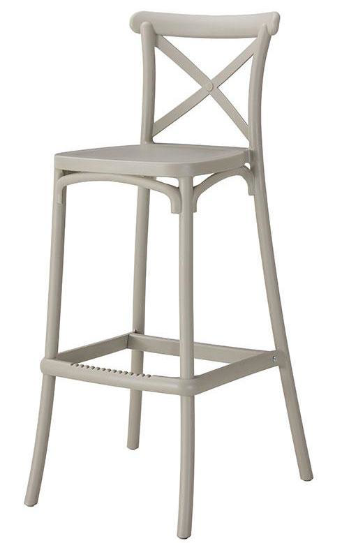 JENNY BAR STOOL - TAUPE