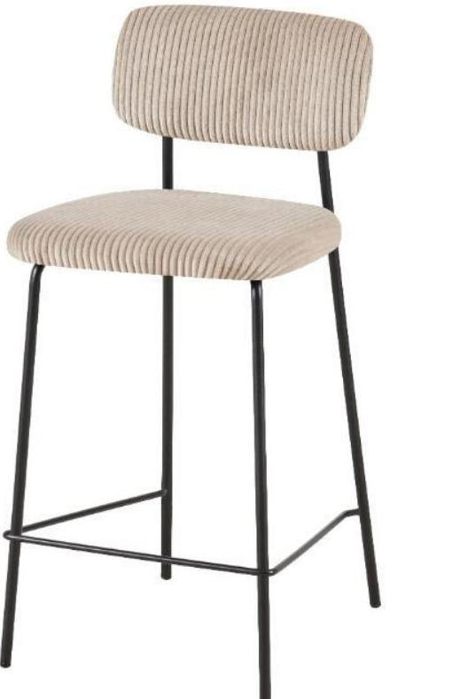 IRIA BAR STOOL - BEIGE