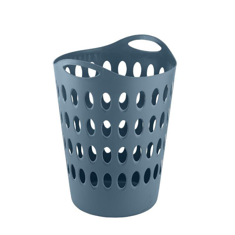 FLEXI ROUND BASKET 50L - DEEP BLUE