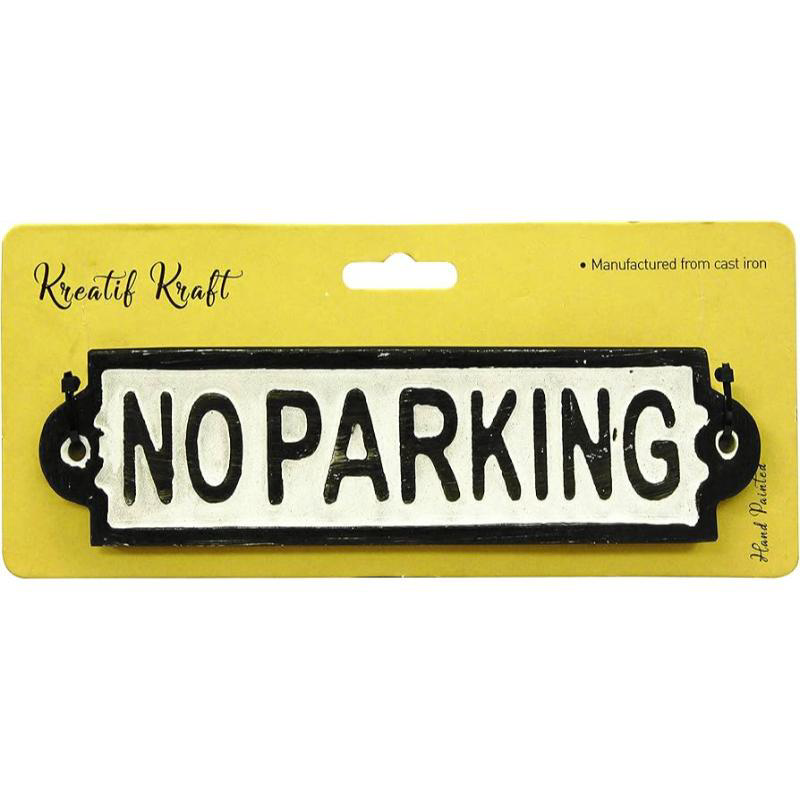 ROLSON CAST IRON PLATE NO PARKING