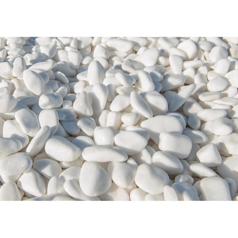 PEBBLE ROCK THASSOS 3-6CM 10KG - WHITE