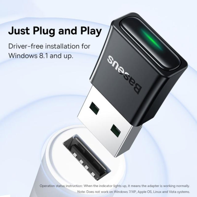 BASEUS IT BLUETOOTH DONGLE - BLACK