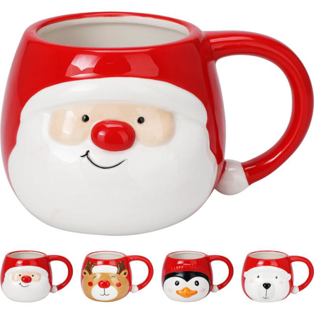 CHRISTMAS MUG 370ML - ASSORTED DESIGNS