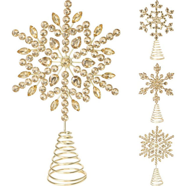 TREE TOP RHINESTONES 26CM GOLD - ASSORTED DESIGNS