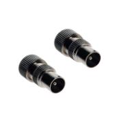 MAXVIEW TV/FM COAXIAL ALLOY PLUGS