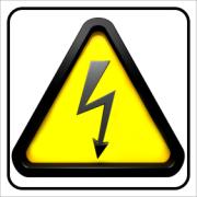 ELECTRICITY WARNING SYMBOL 