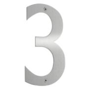 HOUSE NUMBERS IN STAINLESS STEEL NO.3