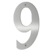 HOUSE NUMBERS IN STAINLESS STEEL NO.9