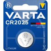 VARTA LITHIUM COIN CR2025 (BUTTON CELL BATTERY, 3V) PACK OF 1