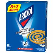 AROXOL COIL CITRONELLA 8+2 PCS FREE