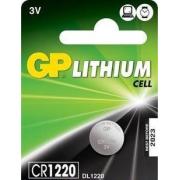 GP LITHIUM CELL 3V CR1220