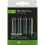GP BATTERIES RECYKO+ HR03 AAA BATTERY (RECHARGEABLE) NIMH 800 MAH 1.2 V 4 PC(S)