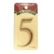 NUMBER 5 - 65MM SILVER - SELFADHESIVE