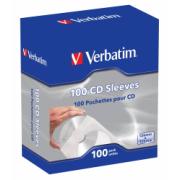 VERBATIM CD/DVD PAPER SLEEVES 100PCS