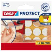 TESA 16PCS FELTS 18mm WHITE 