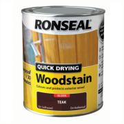 RONSEAL® QUICK DRYING WOODSTAIN - GLOSS WALNUT 0.75L