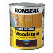 RONSEAL® QUICK DRYING WOODSTAIN - SATIN WALNUT 0.75L