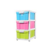 3 TIERS DRAWERS SMALL COLOUR