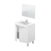 FORES 305480BO CABINET+MIRROR+SINK WHITE