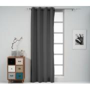 EASYHOME CURTAIN PANAMA ANTHRACITE 140Χ270CM