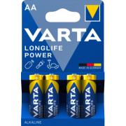 VARTA LONGLIFE POWER ALKALINE BATTERIES AA, MIGNON, LR6, 1,5V, 4-PACK