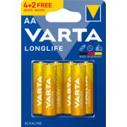 VARTA LONG LIFE 4+2 AA
