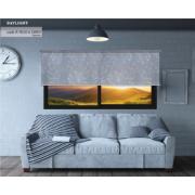 ROLLER BLIND DAYLIGHT GRAY REPOUSSE 190X160CM