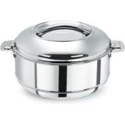 HOT POT WITH LID STAINLESS STEEL 1000ML