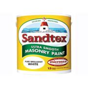 SANDTEX HIGH QUALITY DURABLE EXTERIOR PAINT WHITE 2.5L